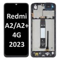 Xiaomi Redmi A2/A2+ (4G) (2023) LCD / OLED touch screen with frame (Original Service Pack) [BLACK] X-385